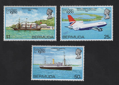 SCG12267 - Bermuda 1980 London 1980 Transport Heritage Commemorative Set