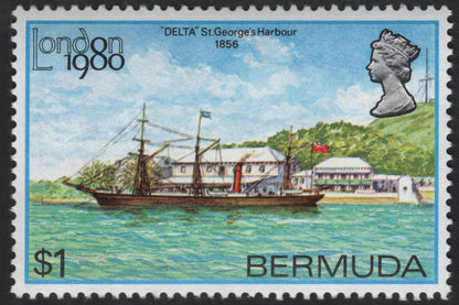SCG12267 - Bermuda 1980 London 1980 Transport Heritage Commemorative Set
