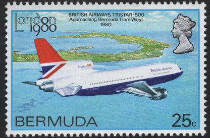 SCG12267 - Bermuda 1980 London 1980 Transport Heritage Commemorative Set