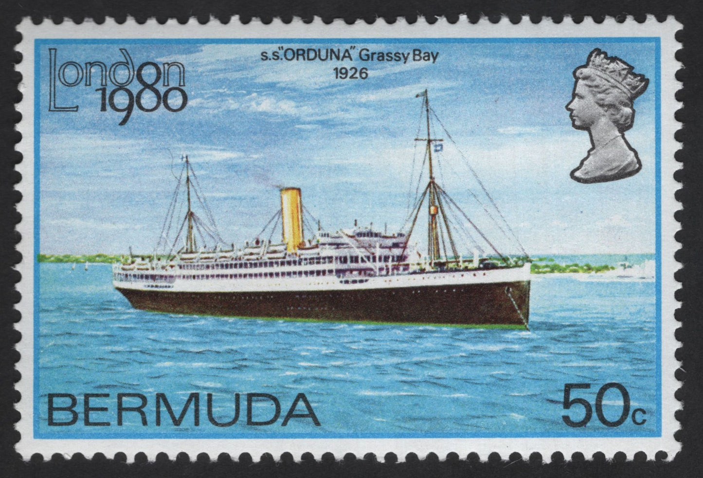 SCG12267 - Bermuda 1980 London 1980 Transport Heritage Commemorative Set