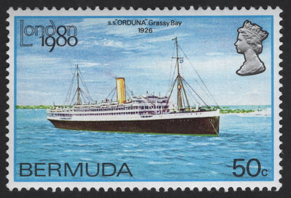 SCG12267 - Bermuda 1980 London 1980 Transport Heritage Commemorative Set
