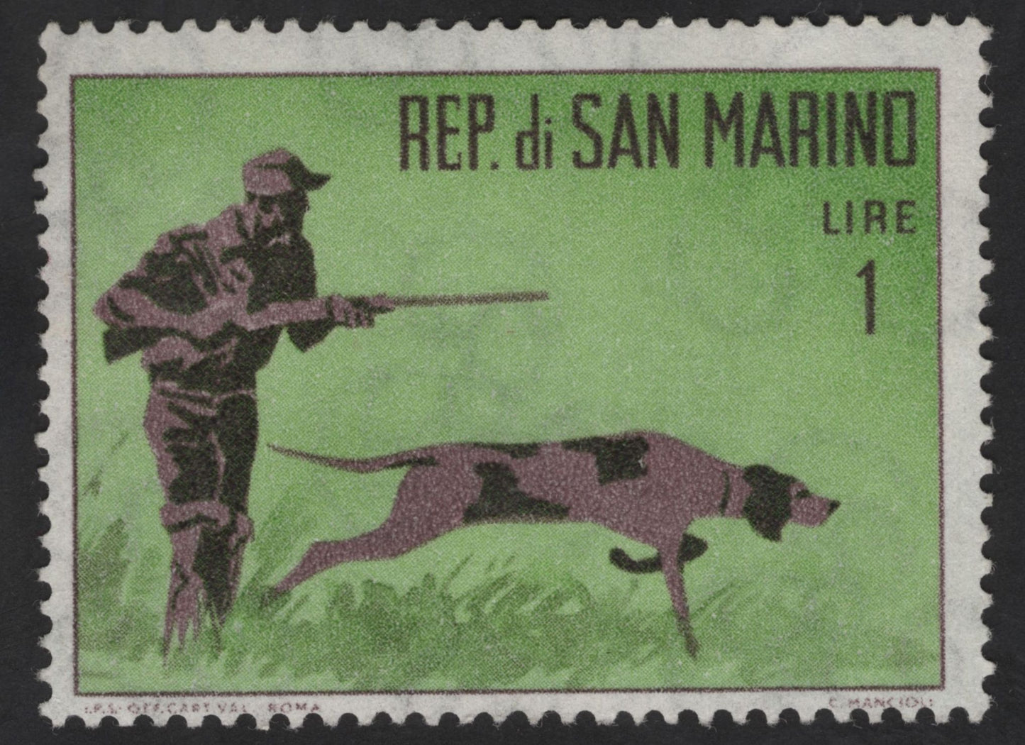 SCG12262 - San Marino Hunting Traditions – Hunter and Roe Deer Hunt Set