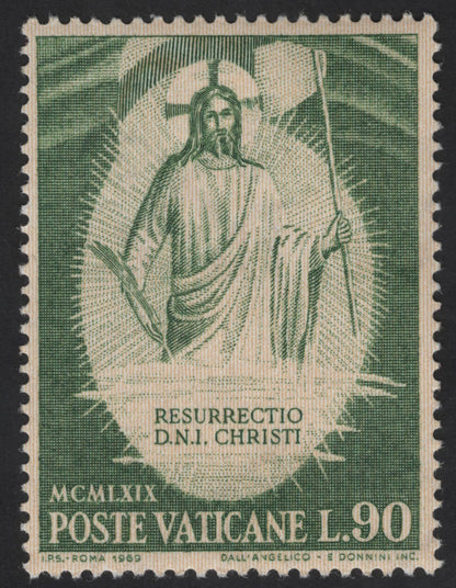 SCG12275 - Vatican City 1969 – “Resurrectio D.N.I. Christi” (Resurrection of Our Lord Jesus Christ) Definitive Issue