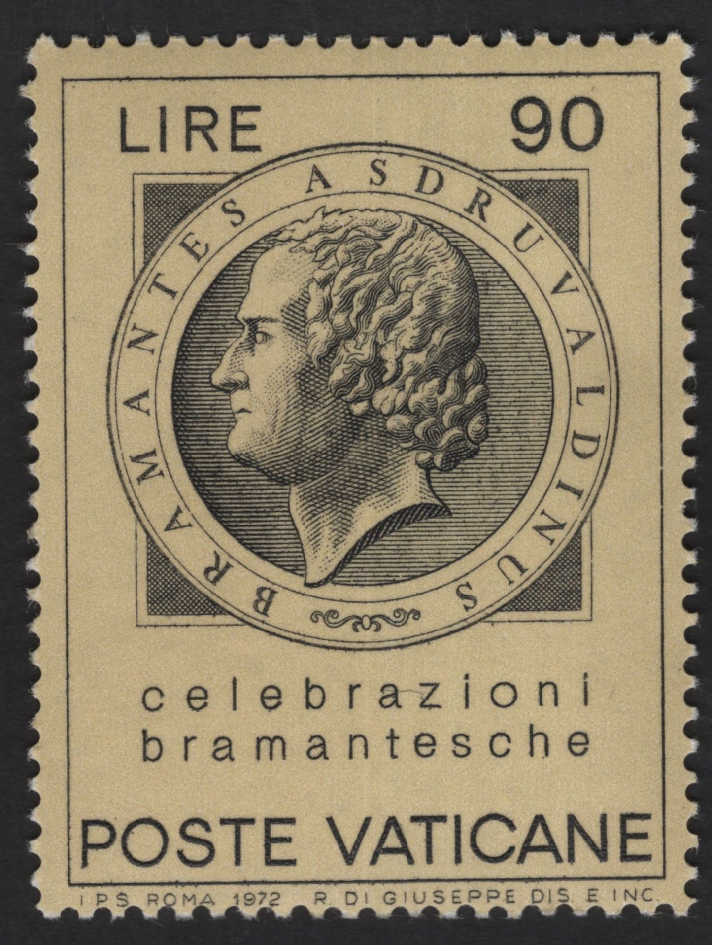 SCG12281 - Vatican City 1972 – Bramante Celebrations Architectural Set