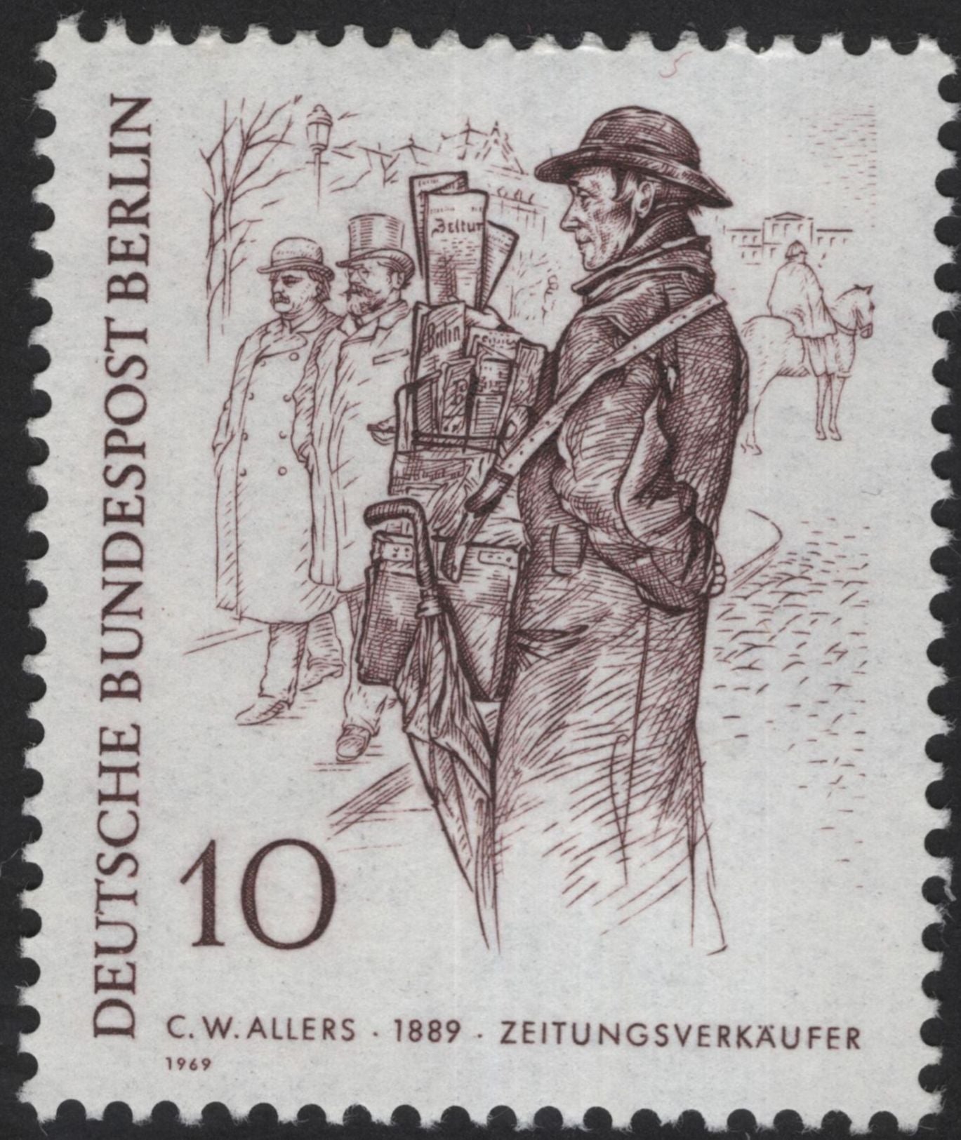 SCG12277 - Germany (Berlin) 1969 – Classic 19th Century Occupational Scenes Set
