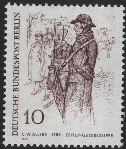 SCG12277 - Germany (Berlin) 1969 – Classic 19th Century Occupational Scenes Set