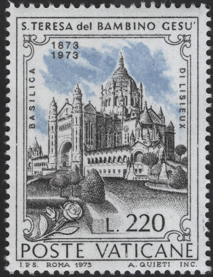 SCG12278 - Vatican City 1973 – St. Teresa of the Child Jesus Centenary Set (1873–1973)