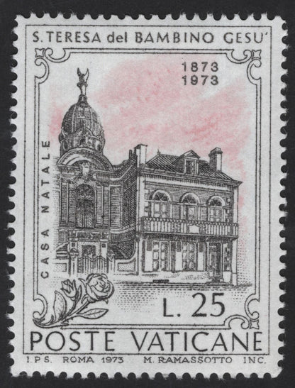 SCG12278 - Vatican City 1973 – St. Teresa of the Child Jesus Centenary Set (1873–1973)