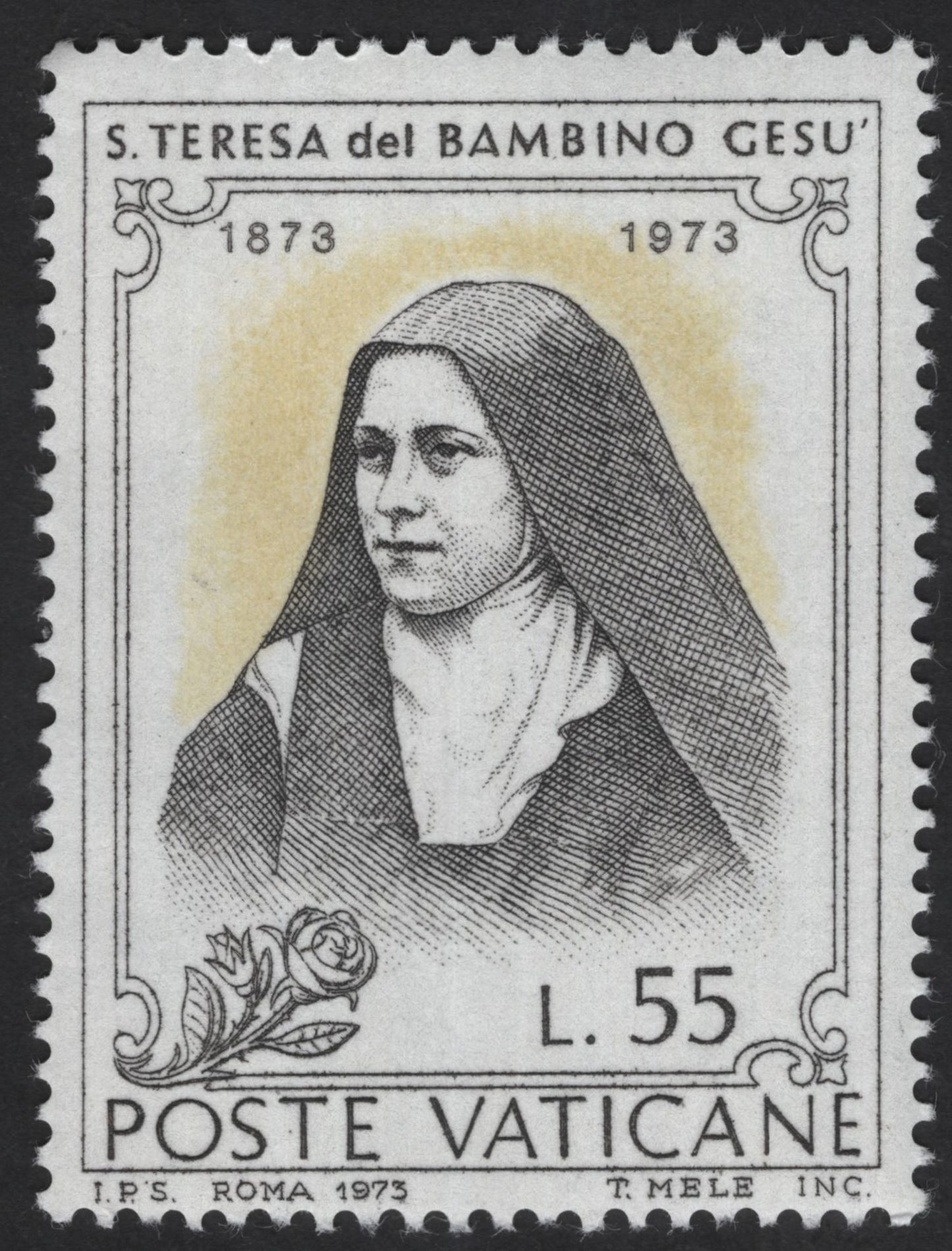 SCG12278 - Vatican City 1973 – St. Teresa of the Child Jesus Centenary Set (1873–1973)