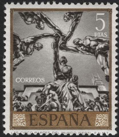 SCG12285 - Spain – 1961 Religious & Historical Art Series (Sert Designs) | Complete Set of 4