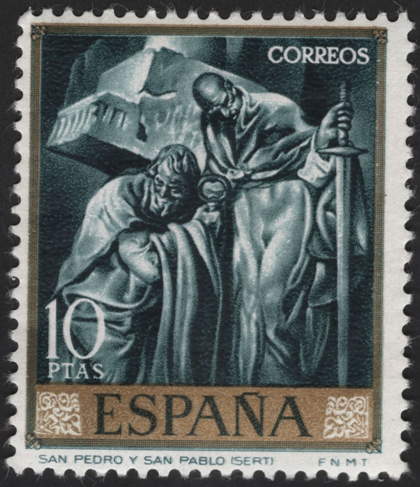 SCG12285 - Spain – 1961 Religious & Historical Art Series (Sert Designs) | Complete Set of 4