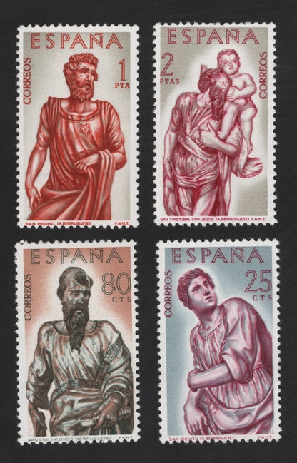 SCG12288 - Spain 1962 – Sacred Art Series (Berruguete Sculptures Set)
