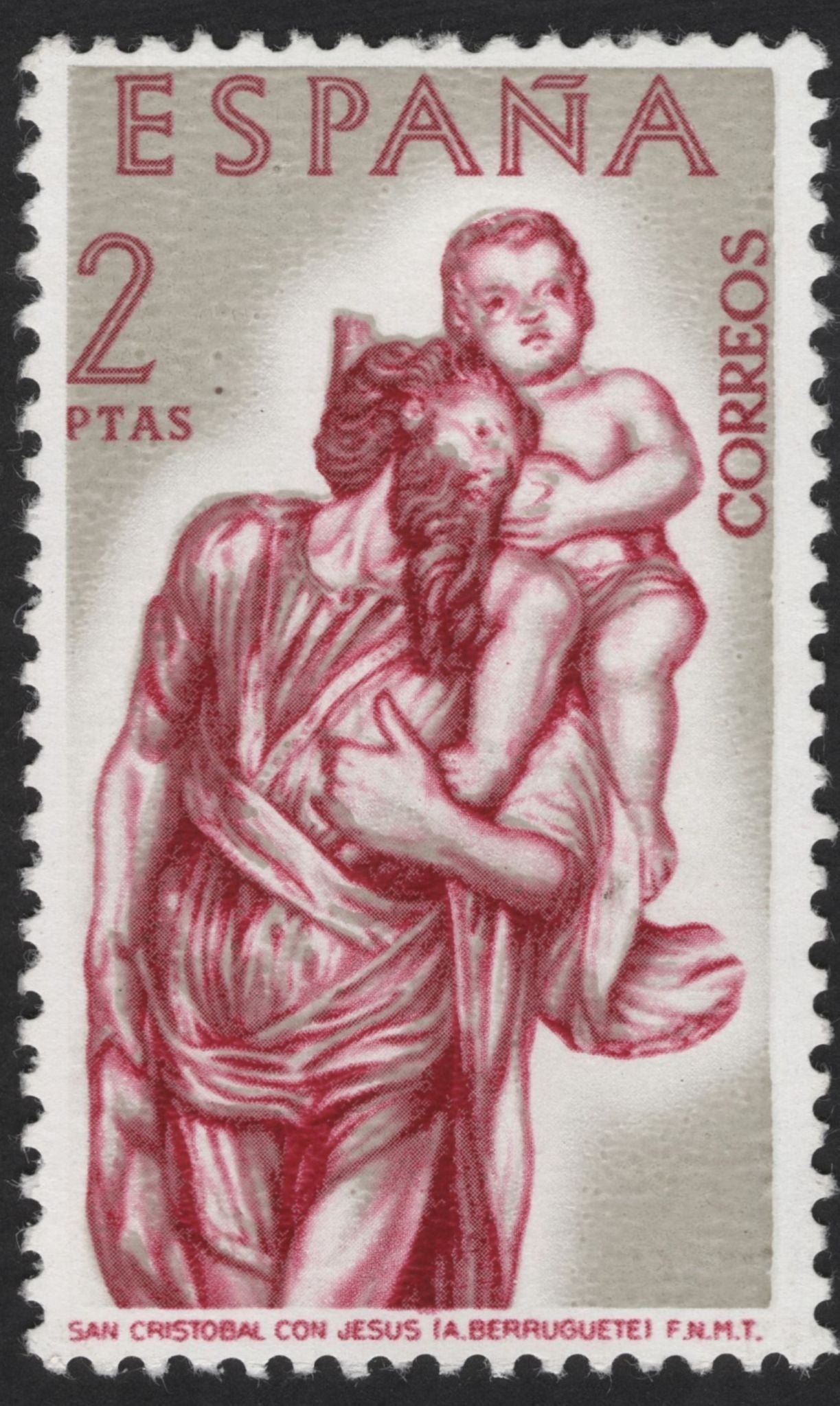 SCG12288 - Spain 1962 – Sacred Art Series (Berruguete Sculptures Set)