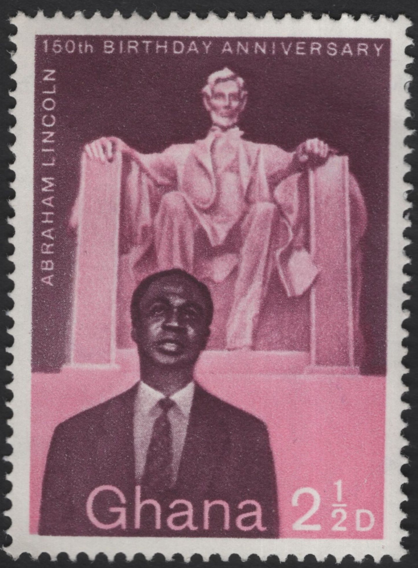 SCG12290 - Ghana 1959 – 150th Birth Anniversary of Abraham Lincoln Set