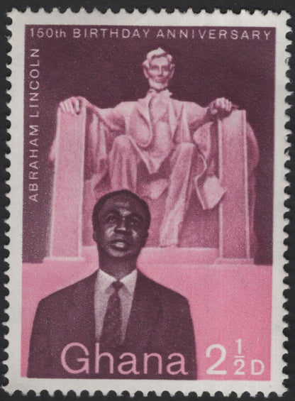 SCG12290 - Ghana 1959 – 150th Birth Anniversary of Abraham Lincoln Set