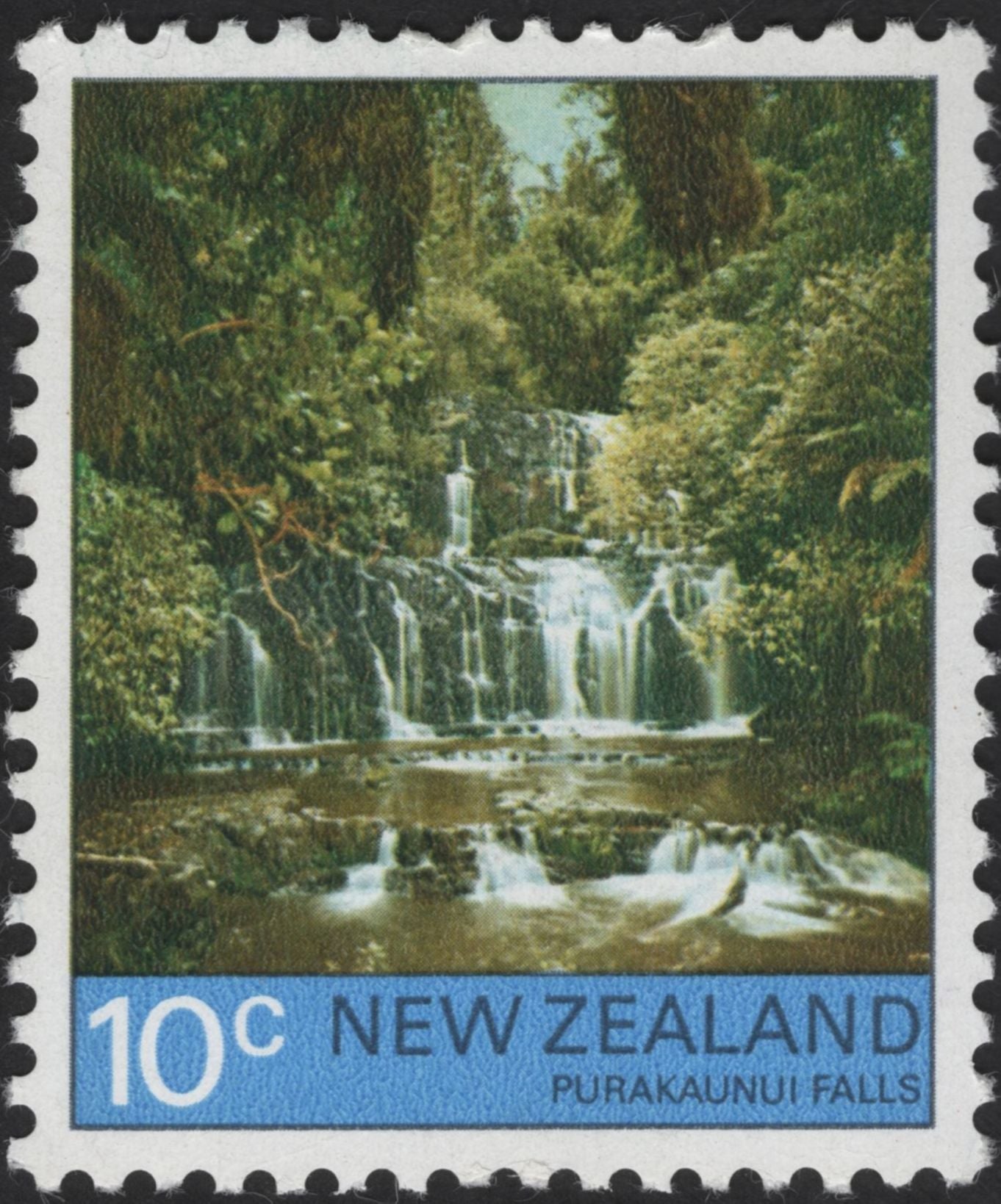 SCG12295 - New Zealand – Scenic Waterfalls Definitive Set (Papakorito, Bridal Veil, Purakaunui & Marakopa Falls)