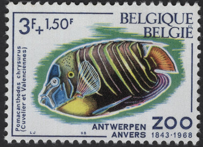 SCG12294 - Belgium 1968 – Antwerp Zoo 125th Anniversary Tropical Fish Set
