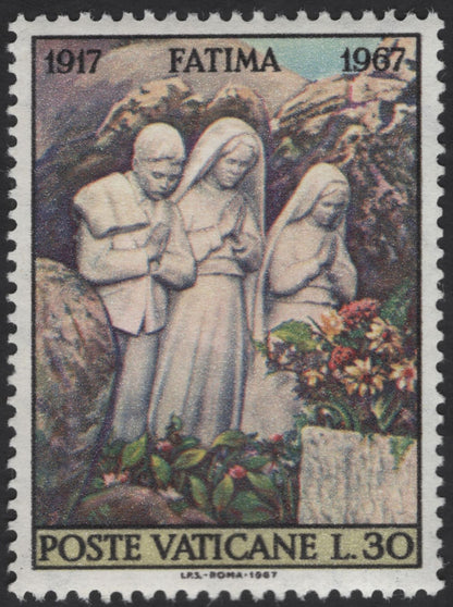 SCG12298 - Vatican City 1967 – Golden Jubilee of Fatima Apparitions Set (1917–1967)
