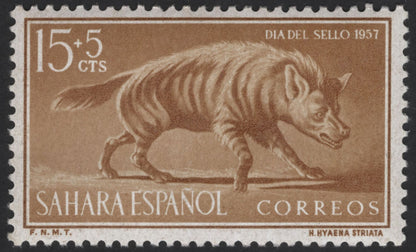 SCG12302 - Spanish Sahara 1957 – Day of the Stamp (Hyena Issue)