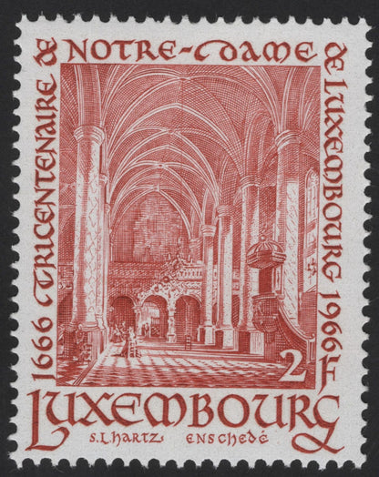 SCG12304 - Luxembourg 1966 Notre-Dame Cathedral Millennium Commemorative Set