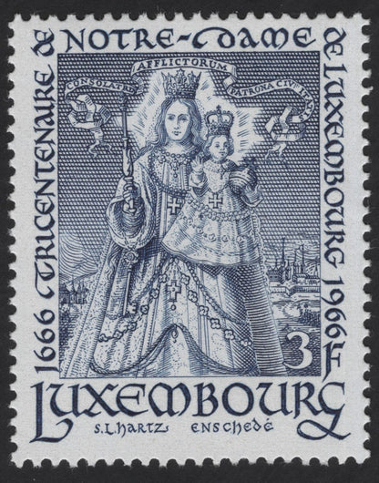 SCG12304 - Luxembourg 1966 Notre-Dame Cathedral Millennium Commemorative Set