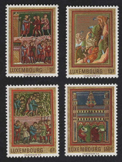 SCG12308 - Luxembourg 1966 – Medieval Illuminated Manuscripts Set