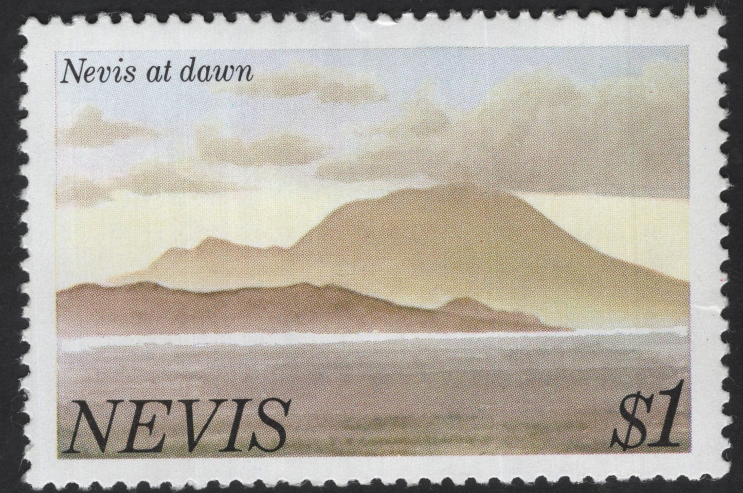 SCG12310 - Nevis Scenic & Heritage Landmarks Set – Beach, Dawn, Bath House & Fort Charles