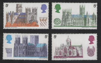 SCG12311 - United Kingdom 5d Cathedral Series – 1969–1970 Pictorial Definitives (Four Designs)