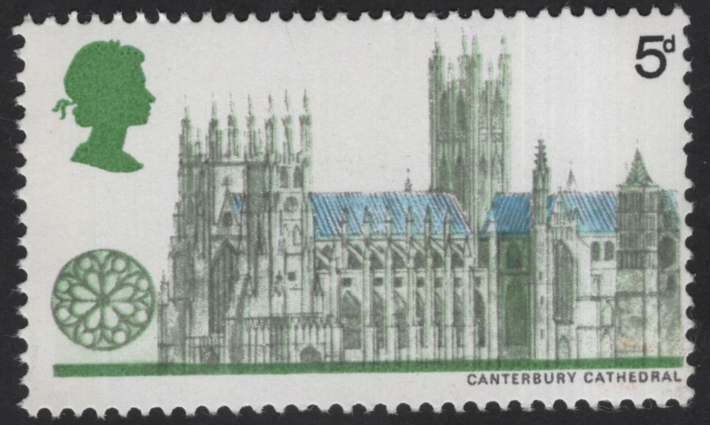 SCG12311 - United Kingdom 5d Cathedral Series – 1969–1970 Pictorial Definitives (Four Designs)
