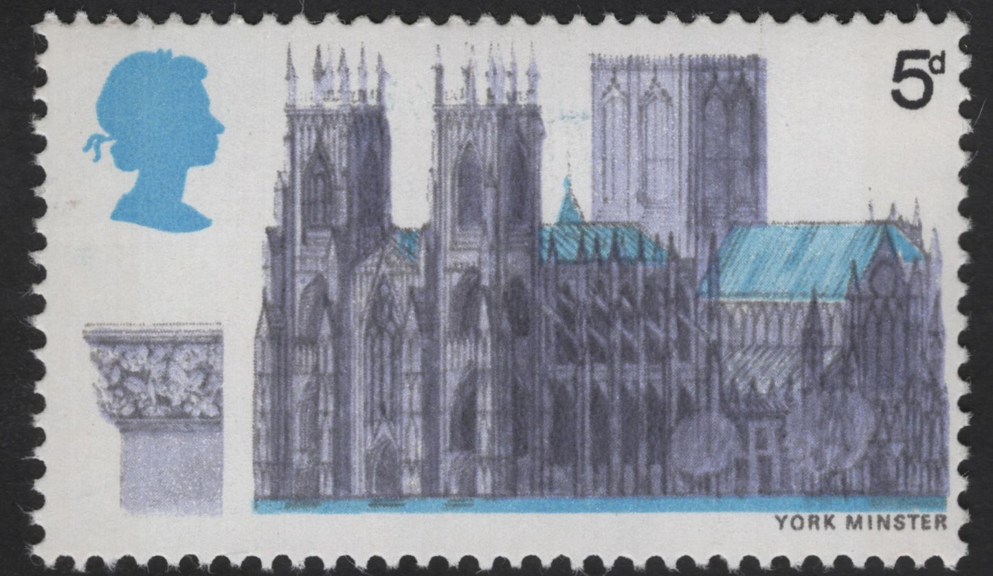 SCG12311 - United Kingdom 5d Cathedral Series – 1969–1970 Pictorial Definitives (Four Designs)