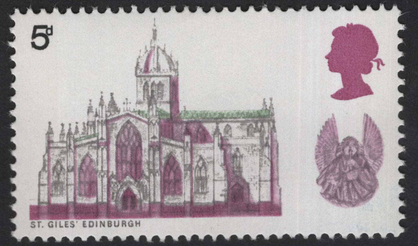 SCG12311 - United Kingdom 5d Cathedral Series – 1969–1970 Pictorial Definitives (Four Designs)