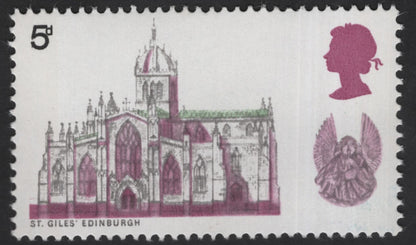 SCG12311 - United Kingdom 5d Cathedral Series – 1969–1970 Pictorial Definitives (Four Designs)