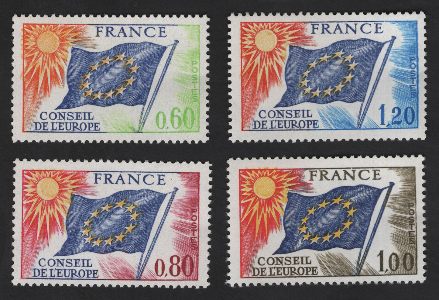 SCG12312 - France – Conseil de l’Europe Flag Issue (Multicolour Set)