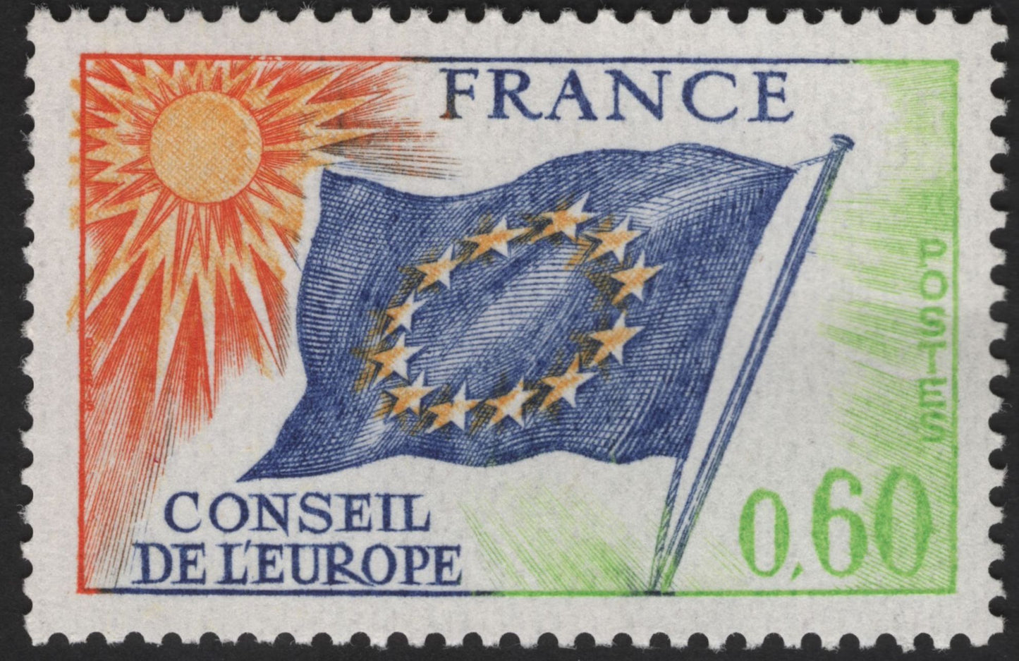 SCG12312 - France – Conseil de l’Europe Flag Issue (Multicolour Set)