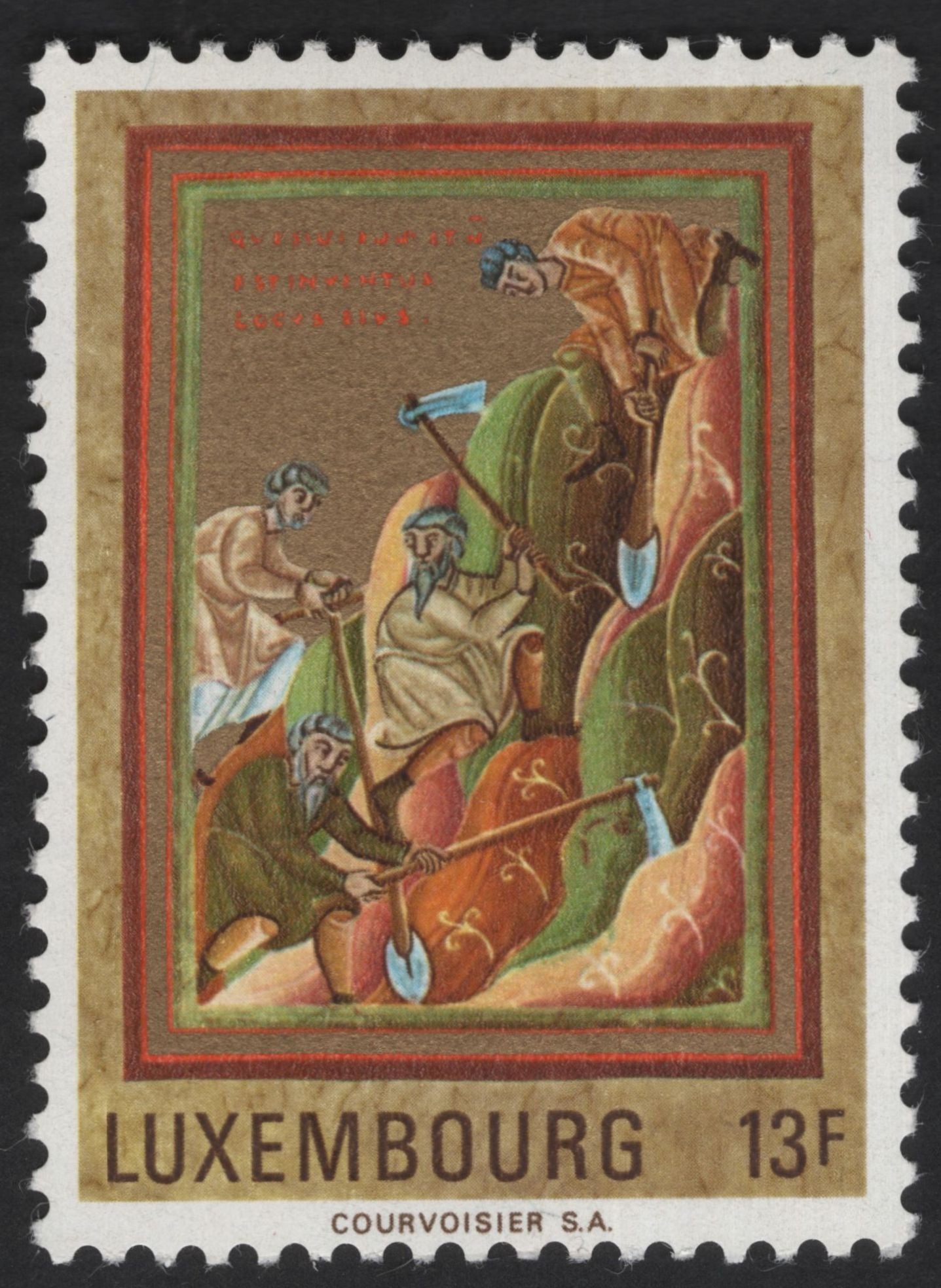 SCG12308 - Luxembourg 1966 – Medieval Illuminated Manuscripts Set