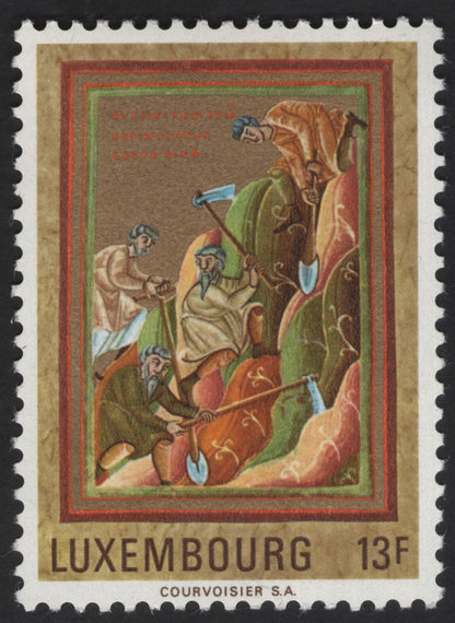 SCG12308 - Luxembourg 1966 – Medieval Illuminated Manuscripts Set