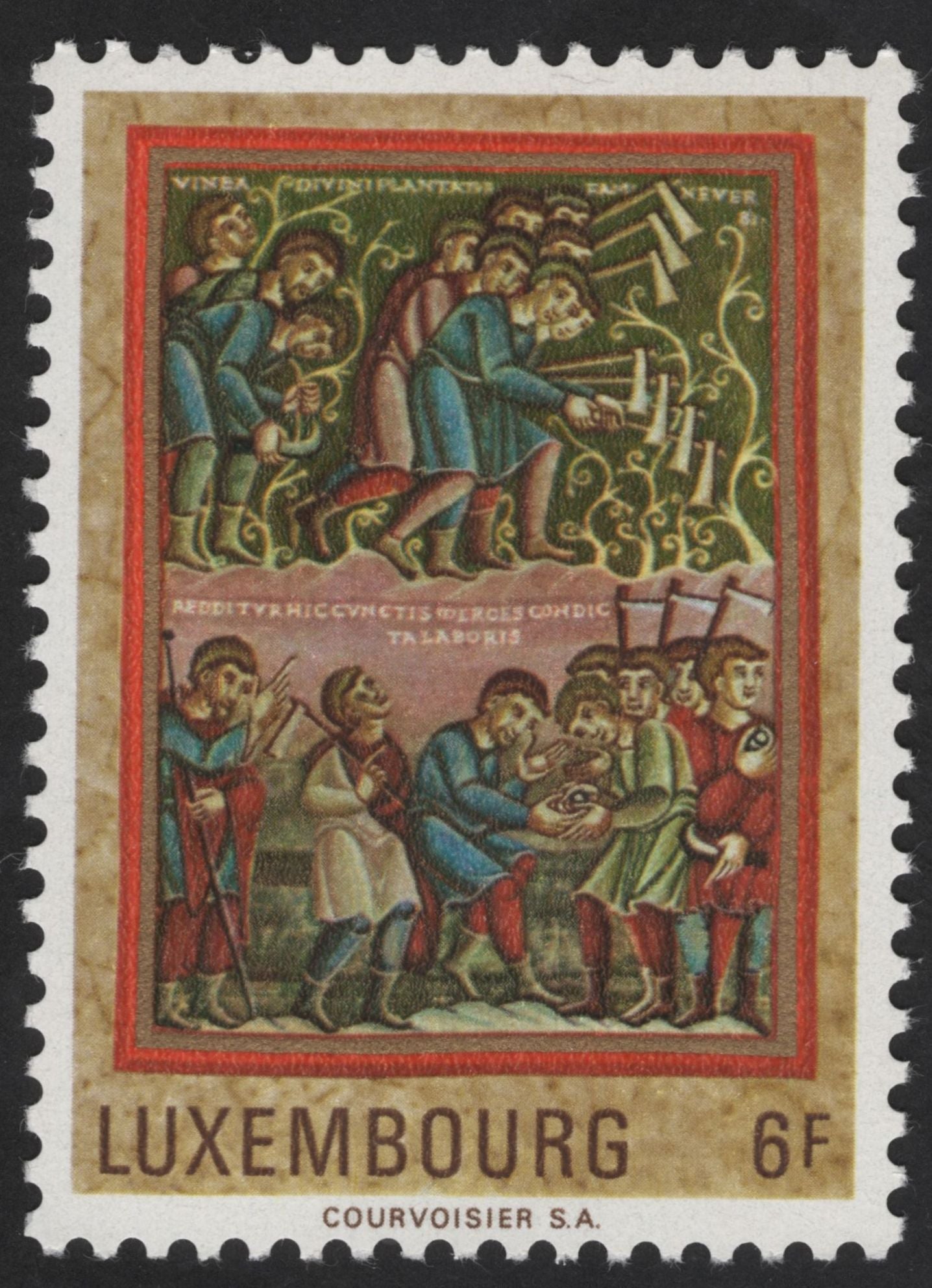 SCG12308 - Luxembourg 1966 – Medieval Illuminated Manuscripts Set