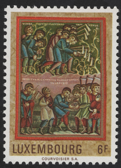 SCG12308 - Luxembourg 1966 – Medieval Illuminated Manuscripts Set