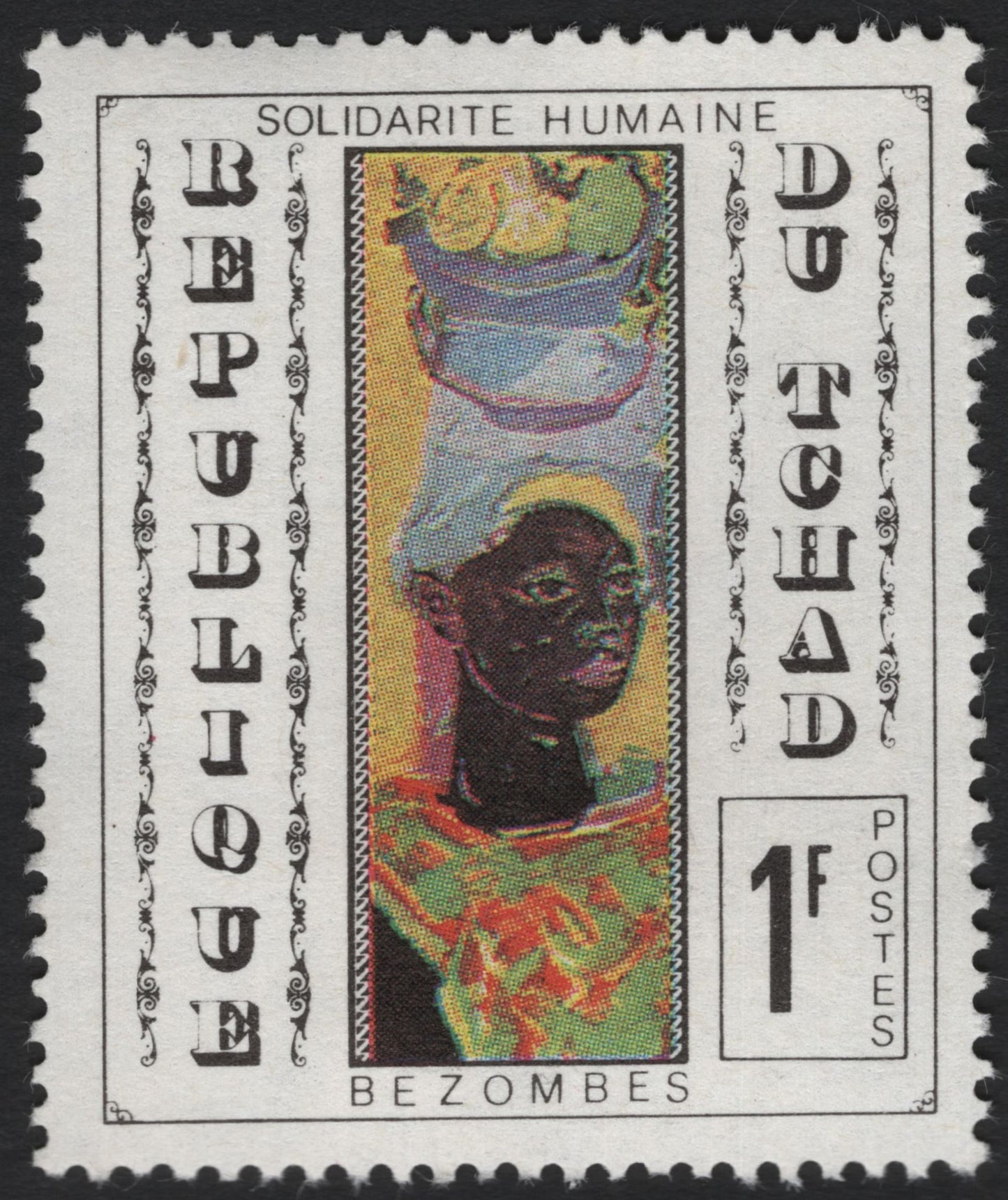SCG8364 - Chad – “Solidarité Humaine” 1 Franc (Bezombes)