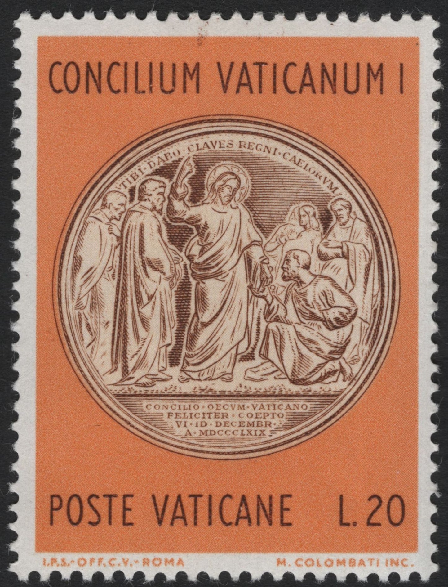 SCG10832 - Vatican City 1971 – First Vatican Council Centenary Set