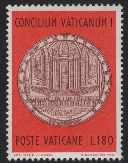 SCG10832 - Vatican City 1971 – First Vatican Council Centenary Set