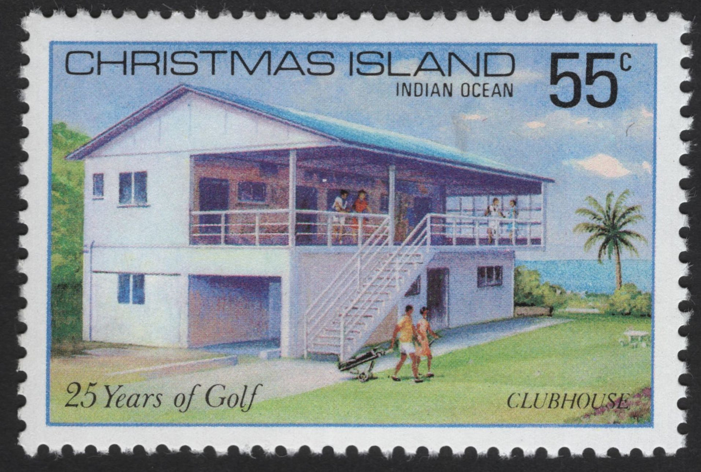 SCG12116 - Christmas Island – 25 Years of Golf Anniversary (Clubhouse & 9th Green)