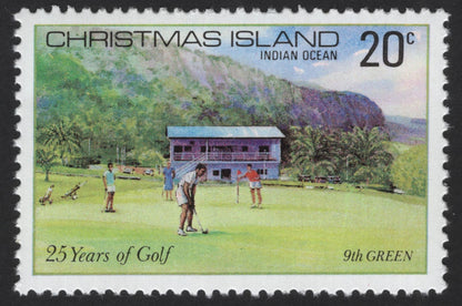 SCG12116 - Christmas Island – 25 Years of Golf Anniversary (Clubhouse & 9th Green)