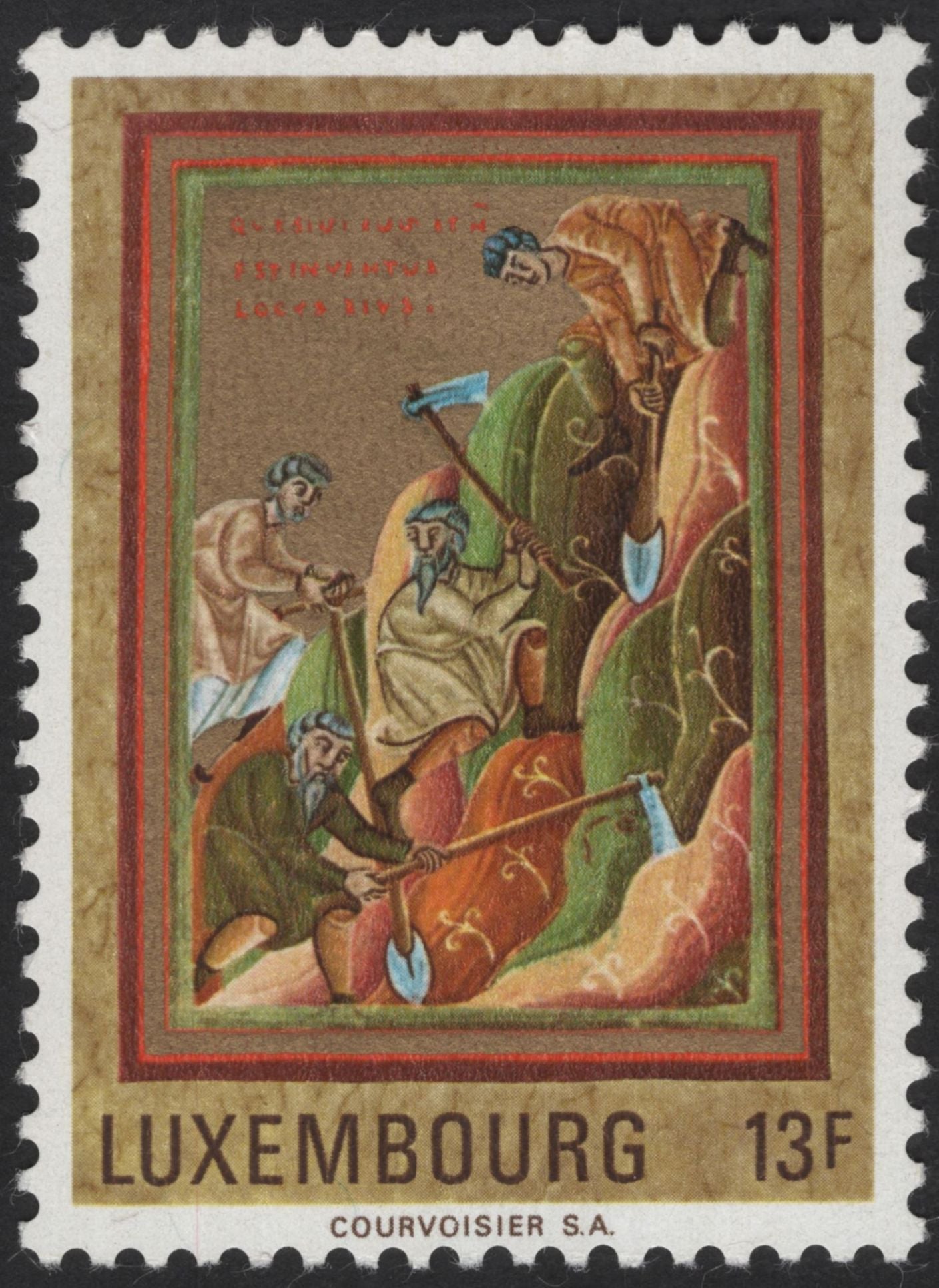 SCG12315 - Luxembourg 1966 Illuminated Manuscripts – Medieval Art Series