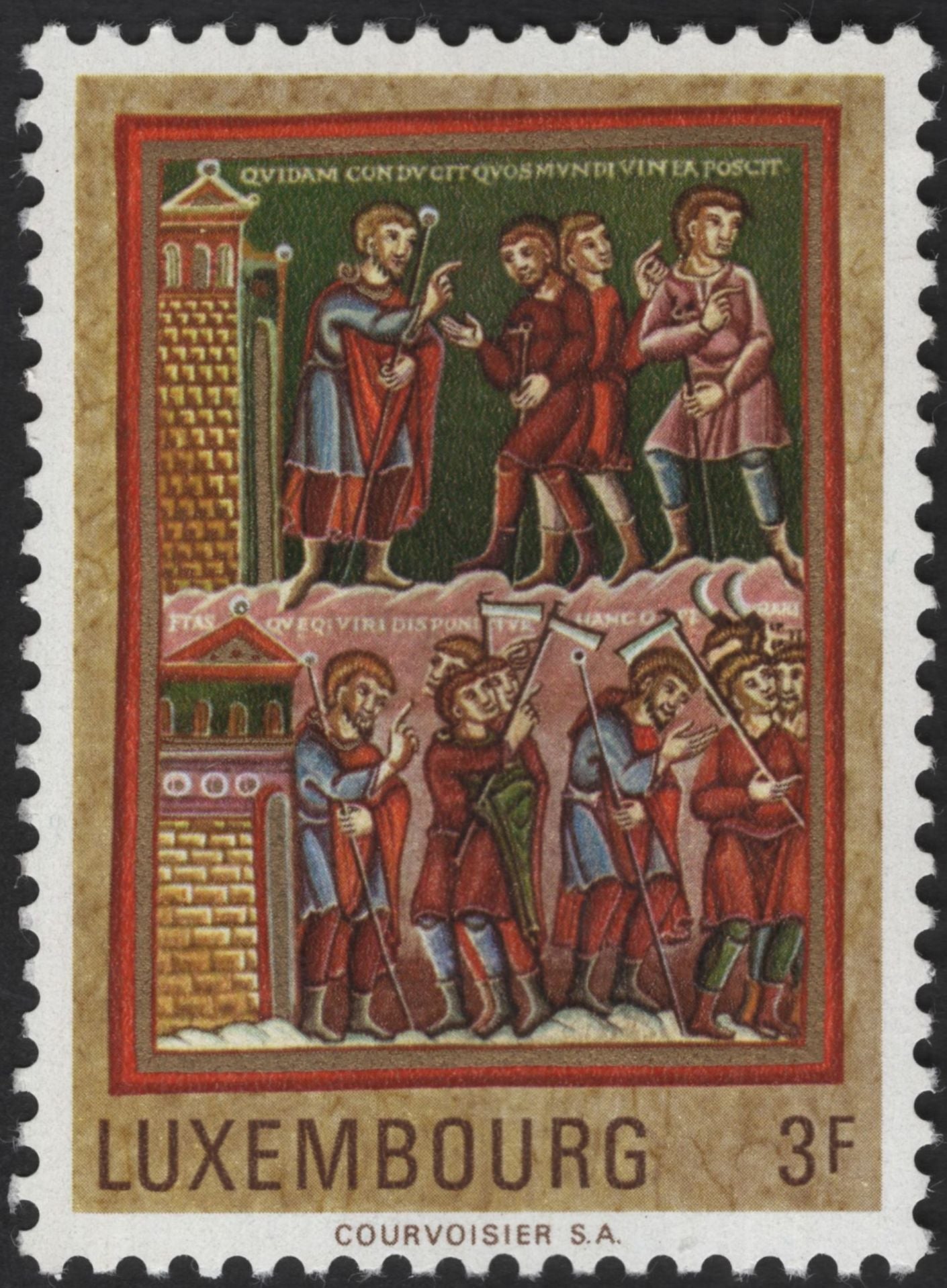 SCG12315 - Luxembourg 1966 Illuminated Manuscripts – Medieval Art Series