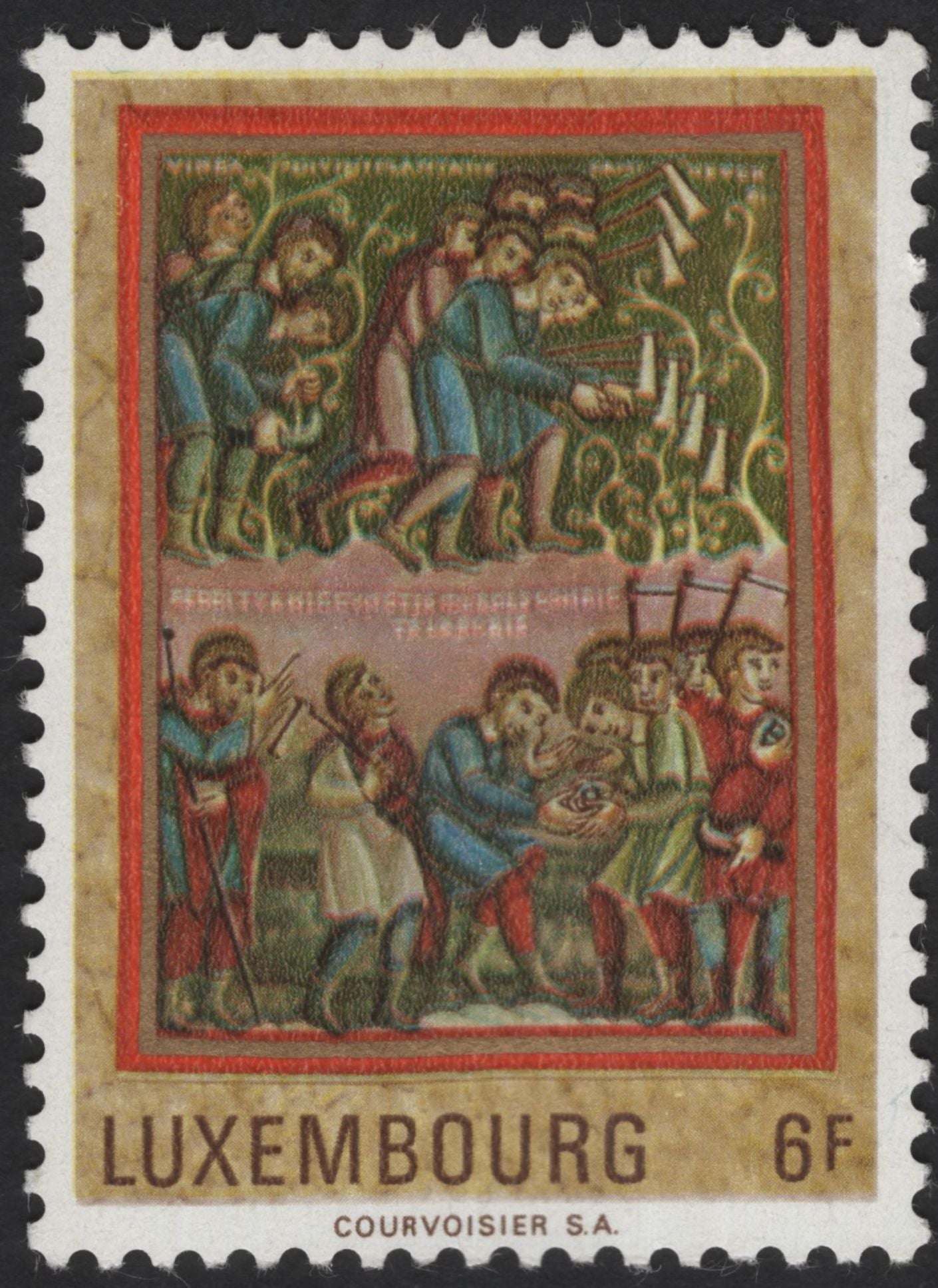 SCG12315 - Luxembourg 1966 Illuminated Manuscripts – Medieval Art Series