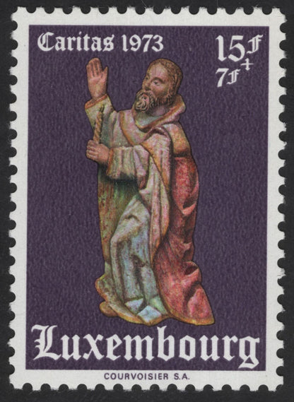 SCG12325 - Luxembourg – Caritas Charity Set 1973 (Religious Sculptures Series)