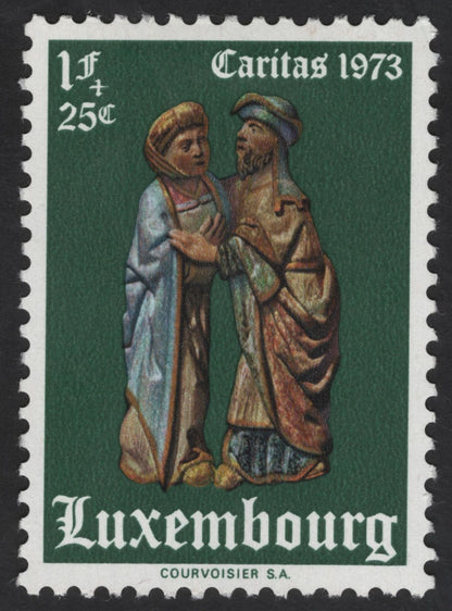 SCG12325 - Luxembourg – Caritas Charity Set 1973 (Religious Sculptures Series)