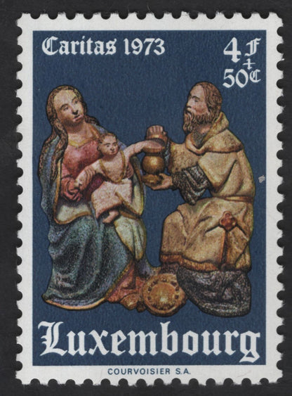 SCG12325 - Luxembourg – Caritas Charity Set 1973 (Religious Sculptures Series)