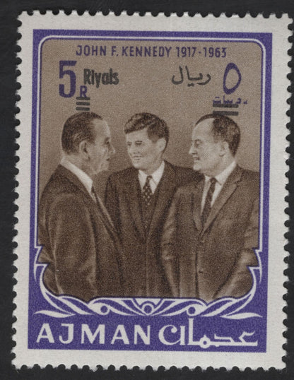 SCG12327 - Ajman – John F. Kennedy Memorial Set (1967 Issue)